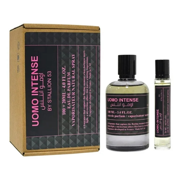 UOMO INTENSE BY STALLION 53 MEN EDP - 100Ml + 20MI By Emper