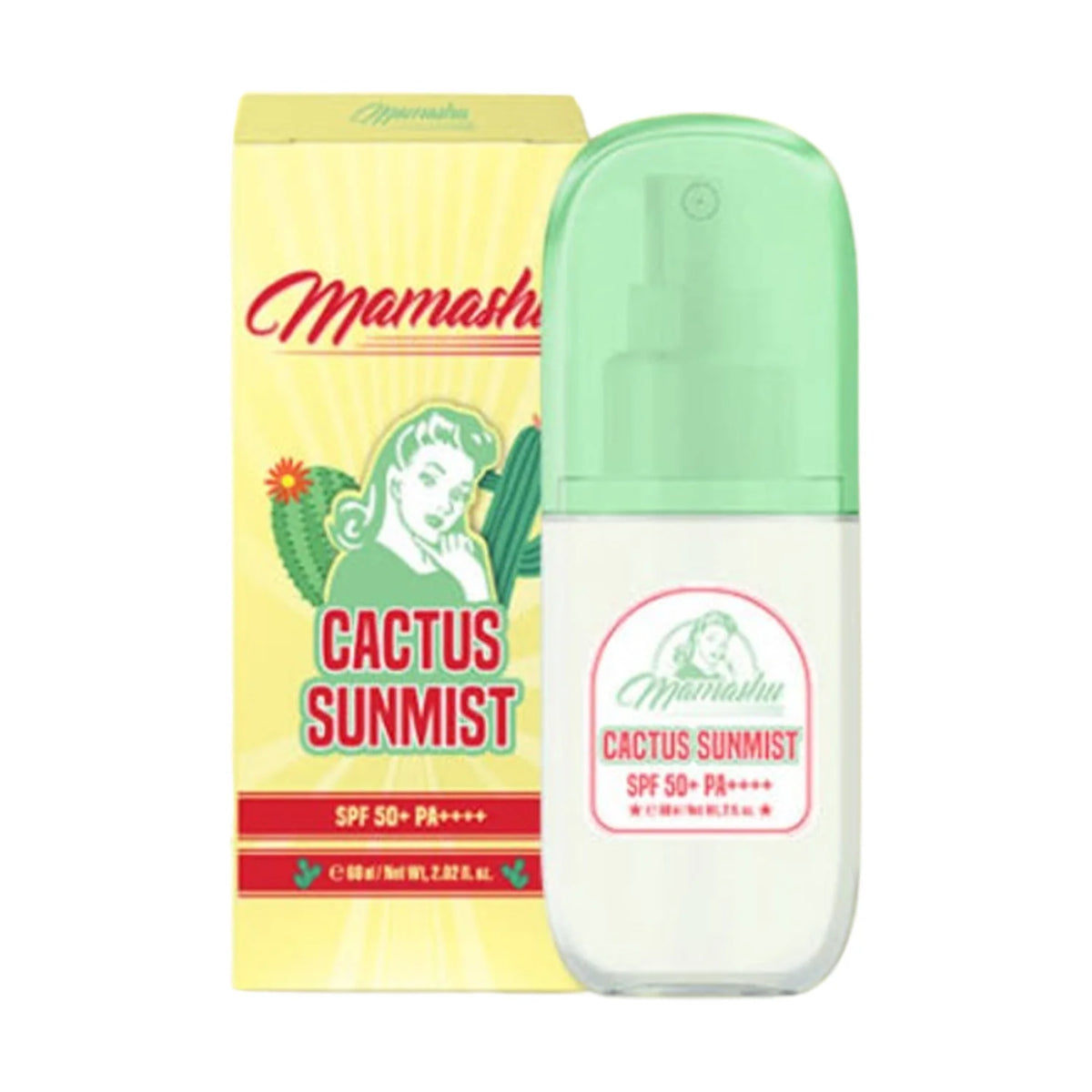 Mamashu Cactus Sun Mist SPF 50+ PA++++ 60ml