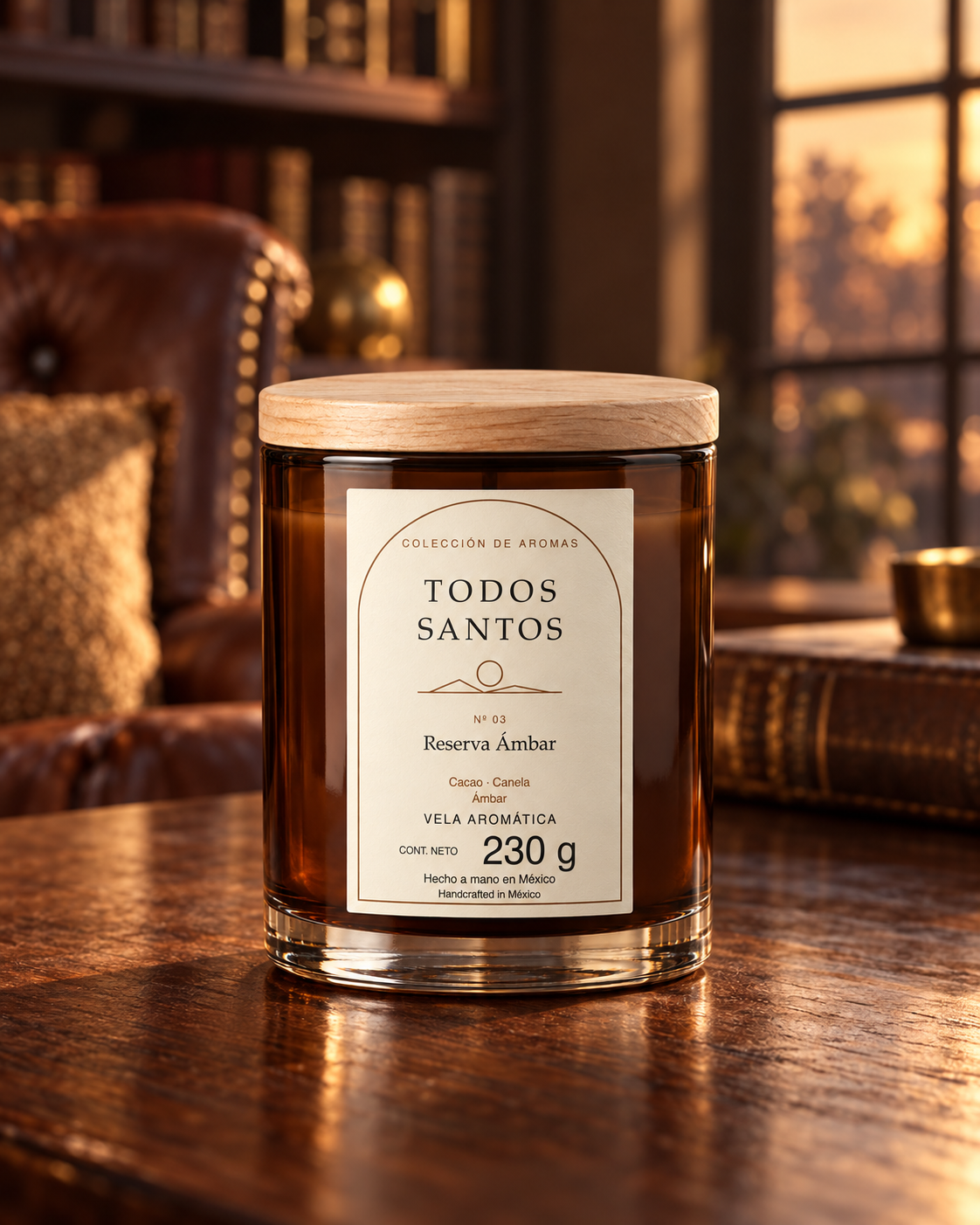 Todos Santos Scented candle Reserva Ámbar
