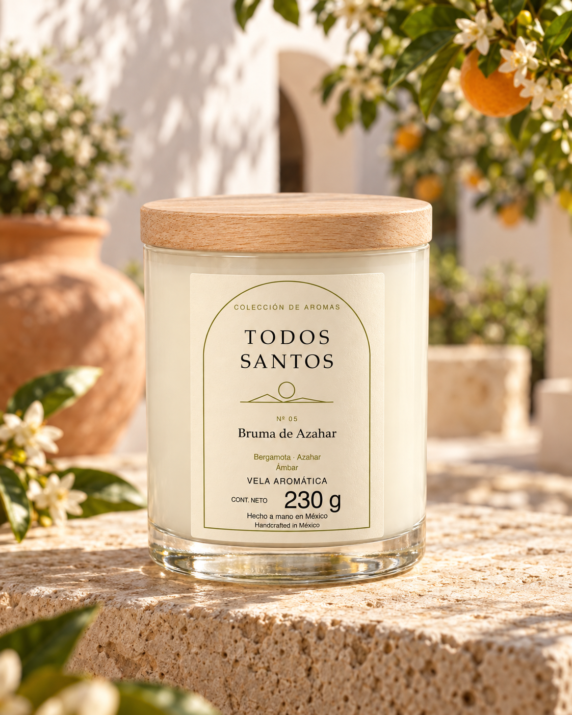 Todos Santos Scented candle Bruma de Azahar