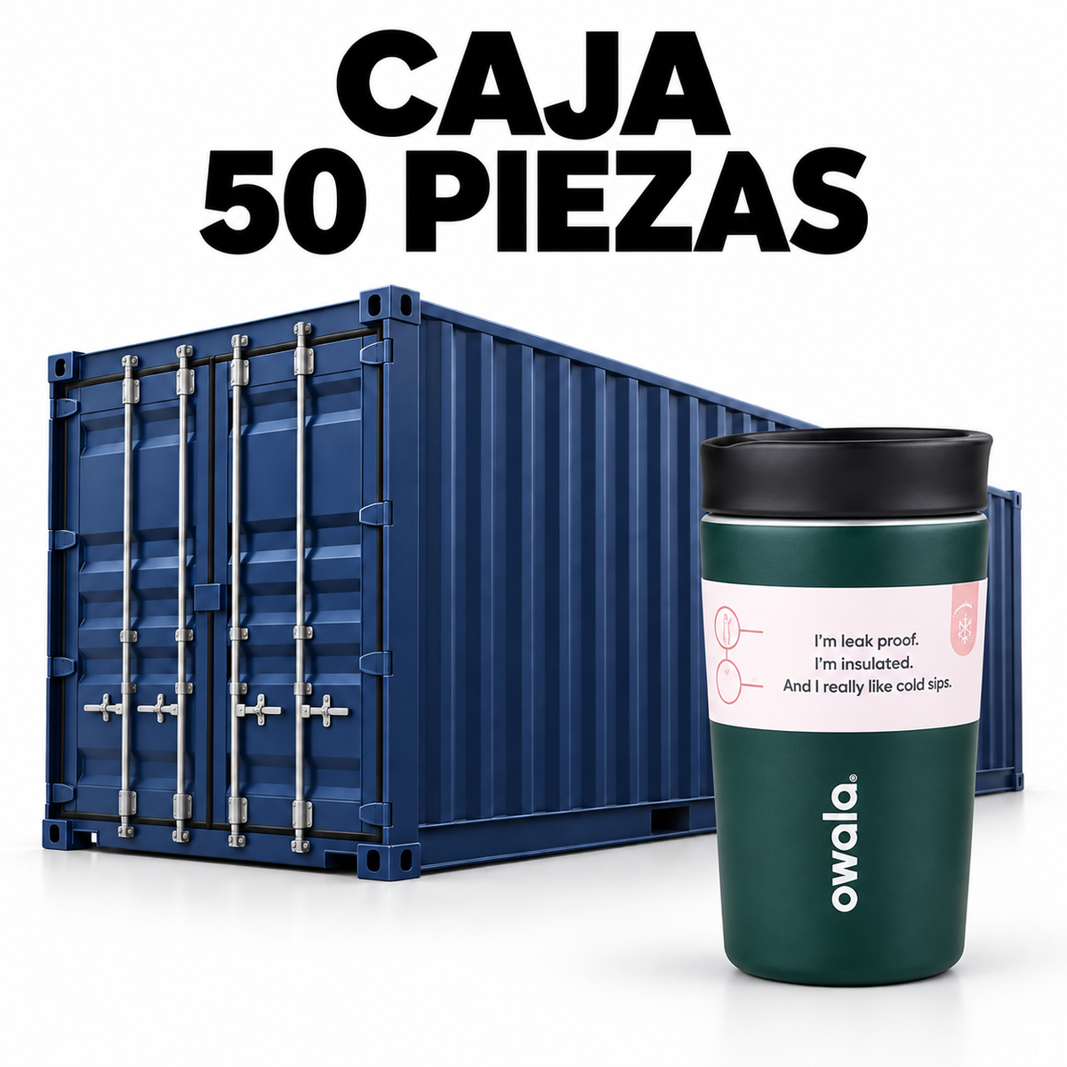 Caja Owala 12oz Coffe1.1 (50 Piezas)