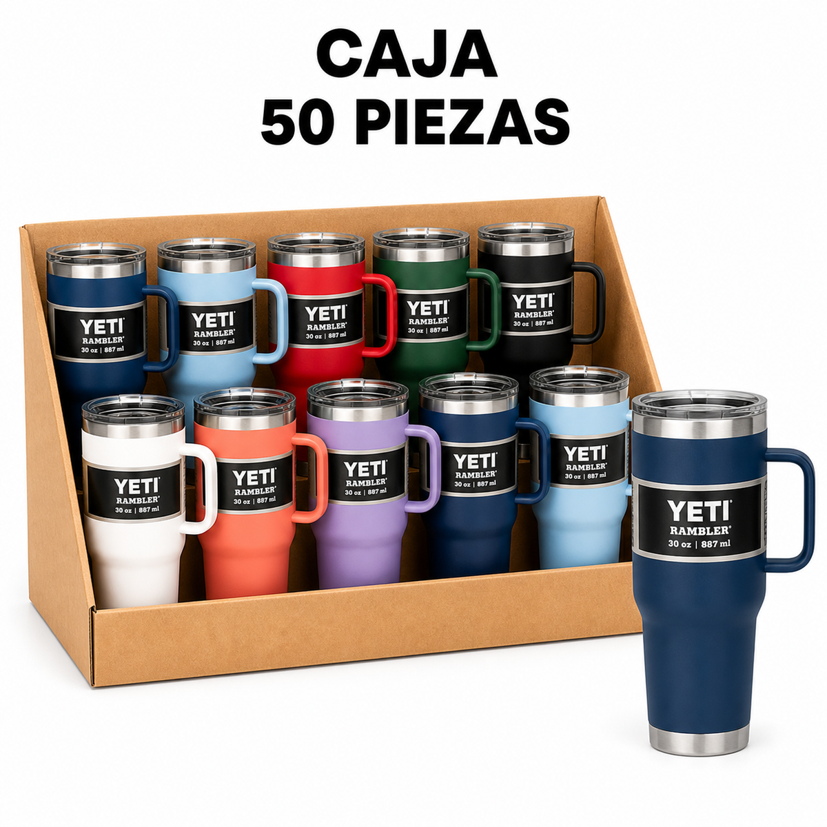 Caja Yeti Rambler MUG 30oz  50 piezas 1.1