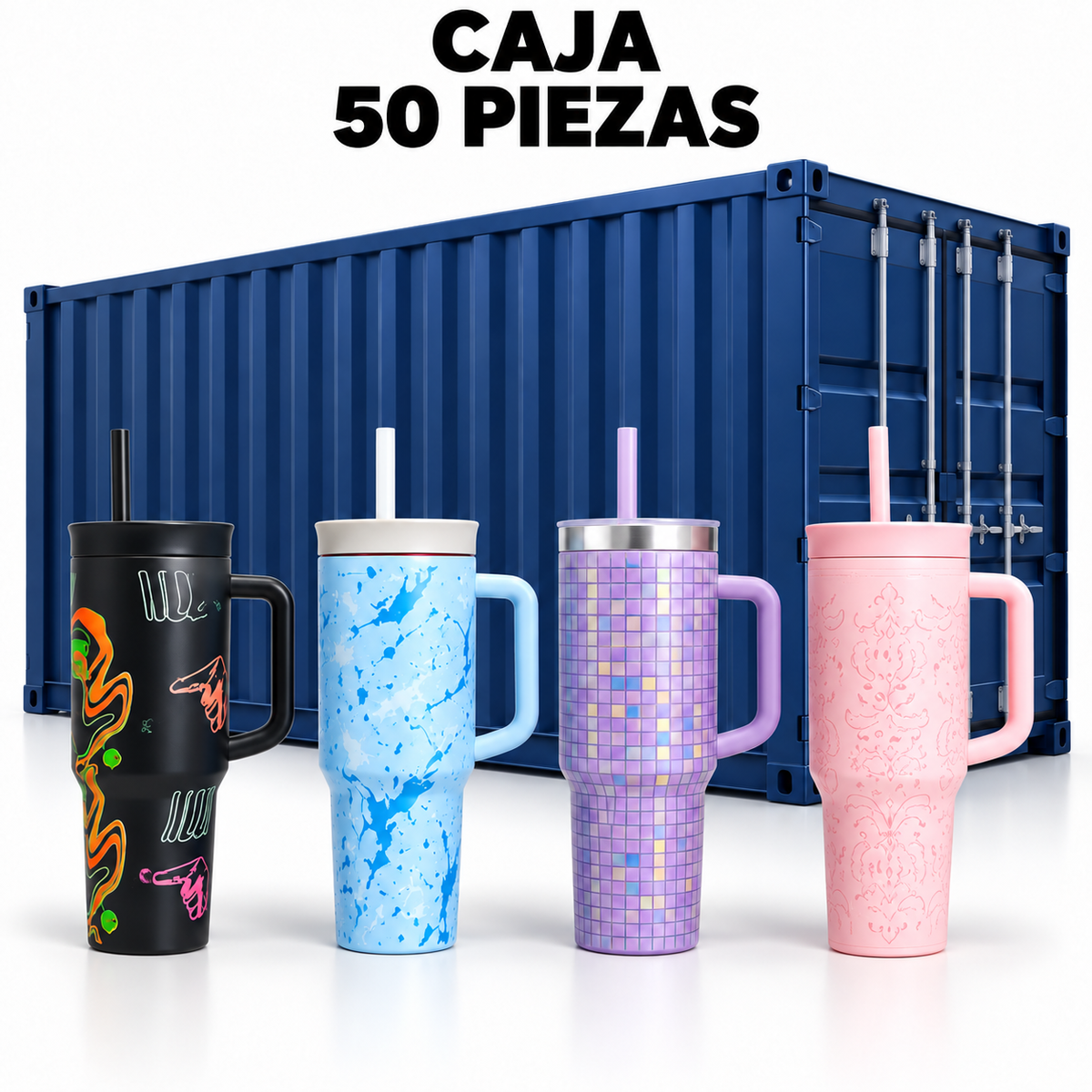 Caja Owala Tumbler con Diseño 40oz 1.1 (50 Piezas)
