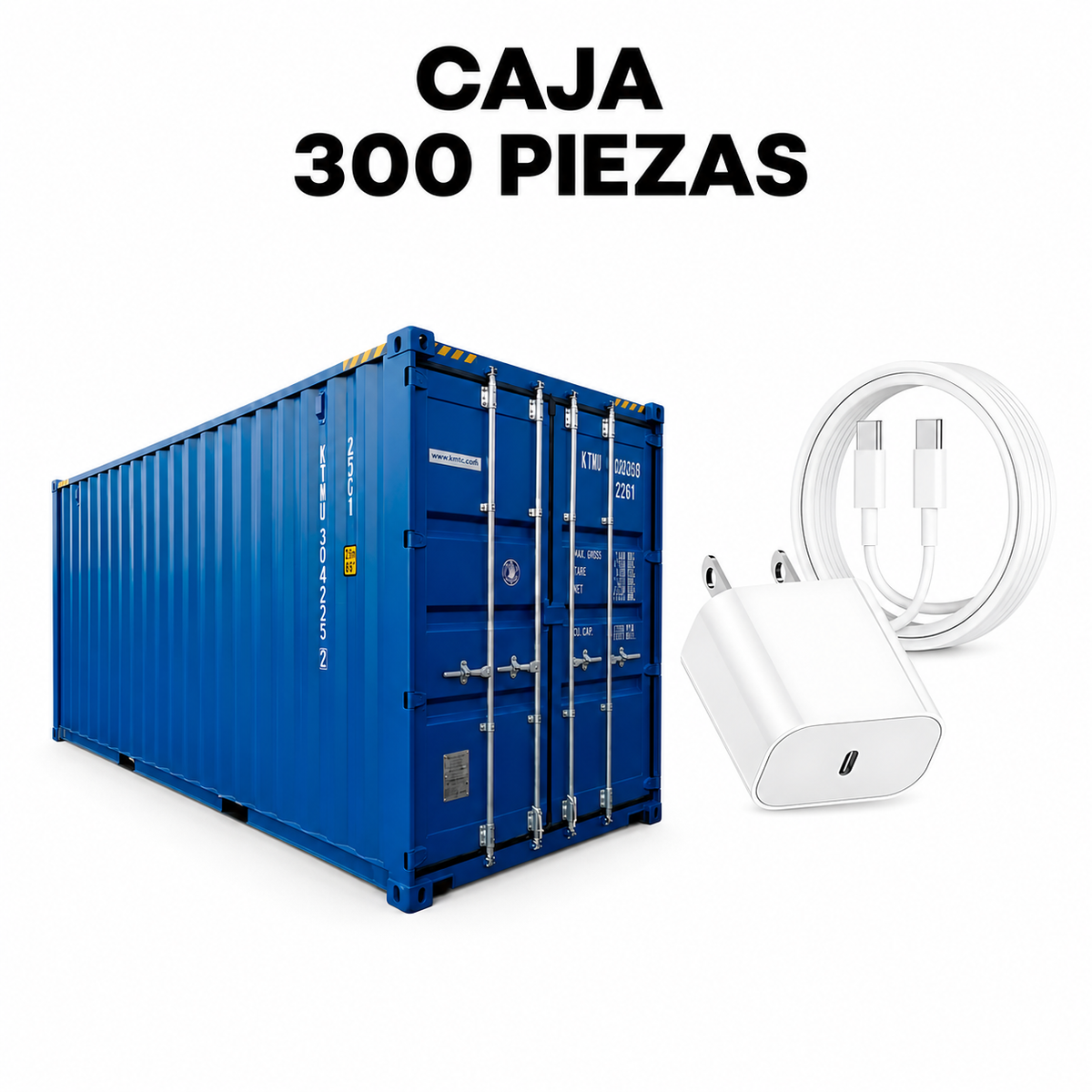 Cargador tipo C - Pack 300 Piezas