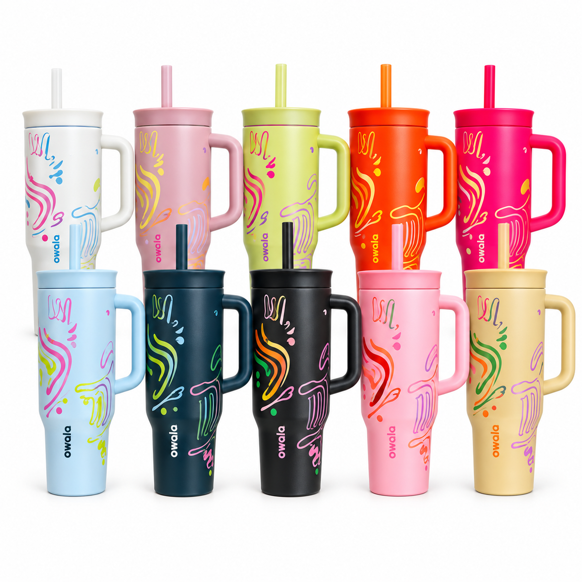 Caja Owala Tumbler con Diseño 40oz 1.1 (50 Piezas)