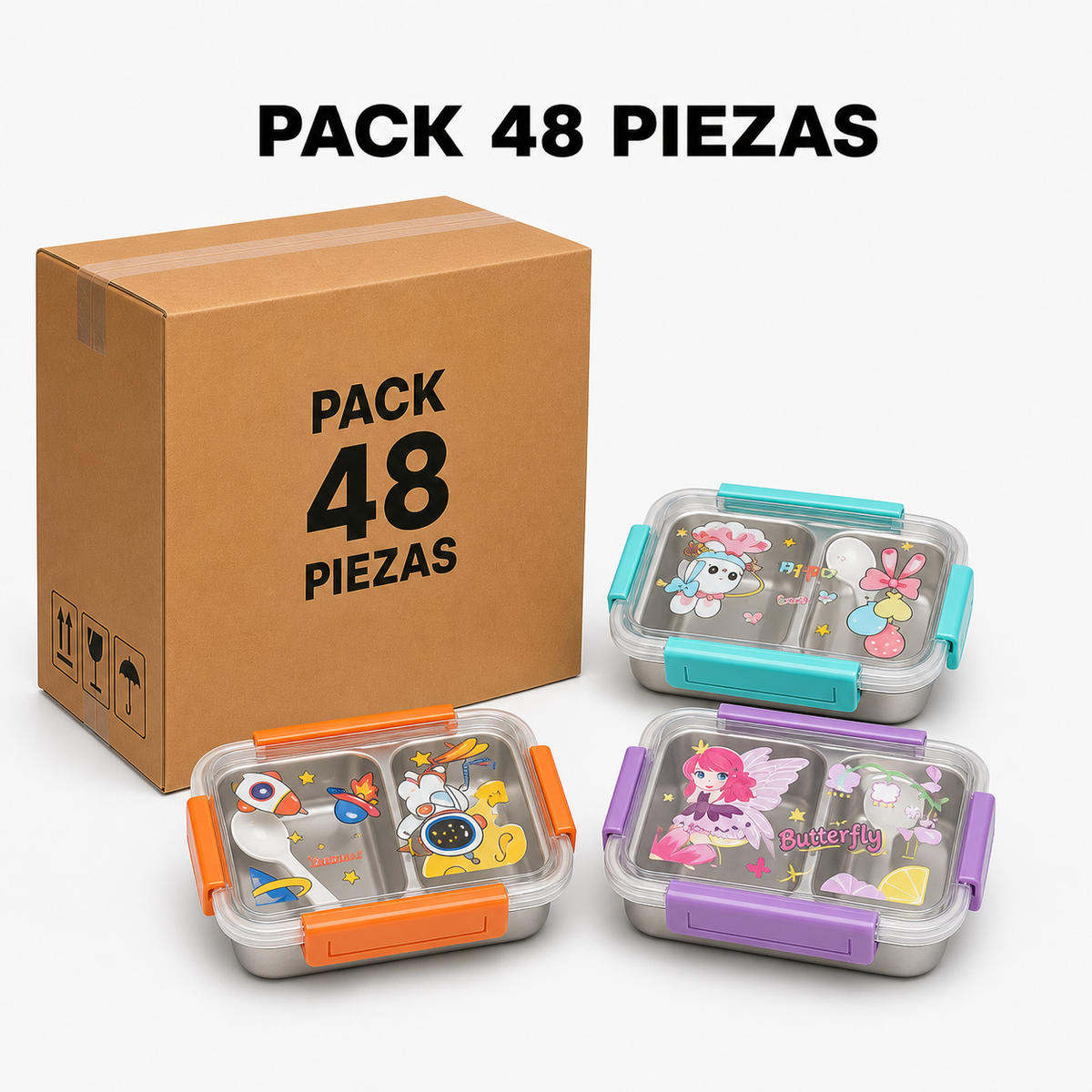 Pack Tupper Térmico B4 (48 Piezas)