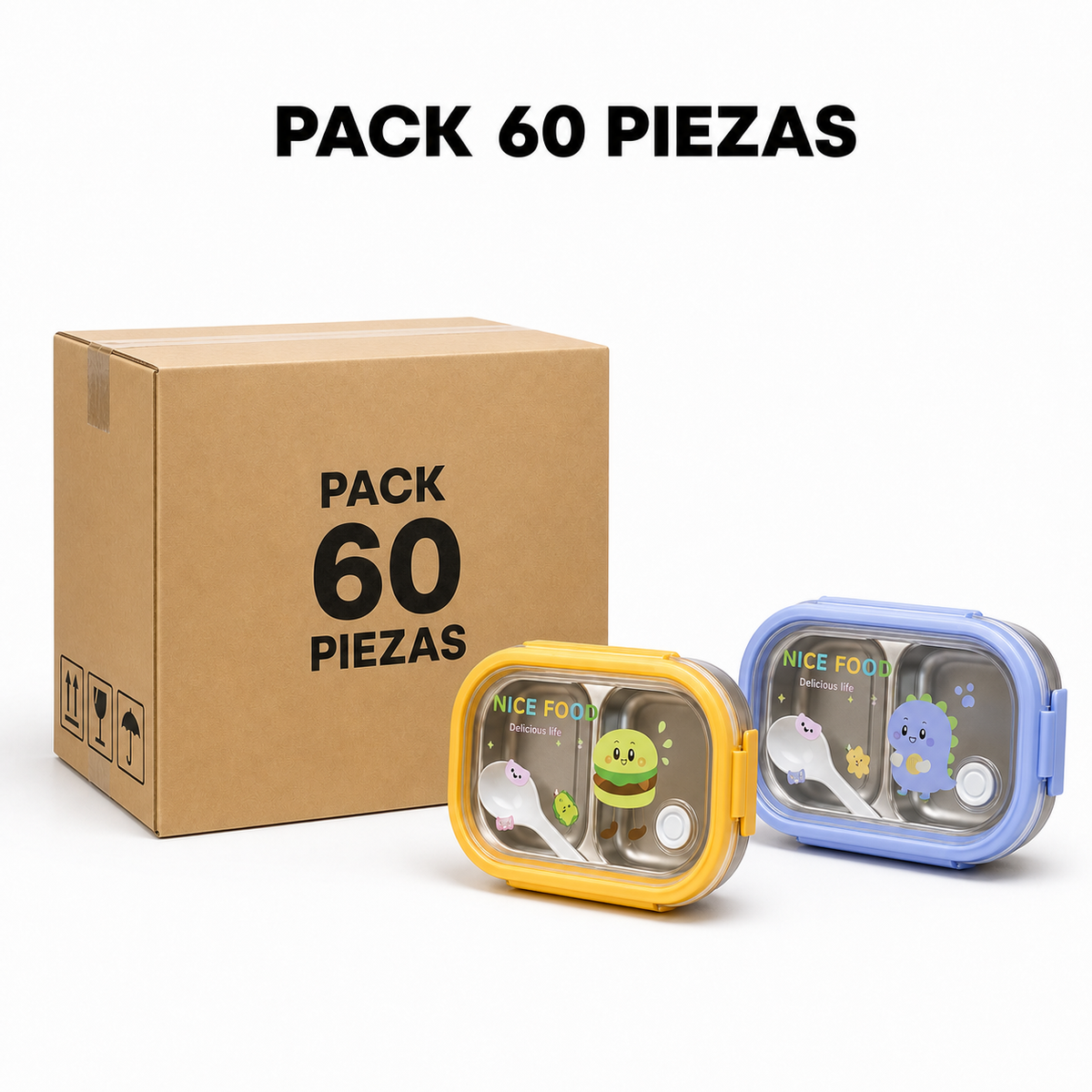 Pack Tupper Térmico B5 (60 Piezas)