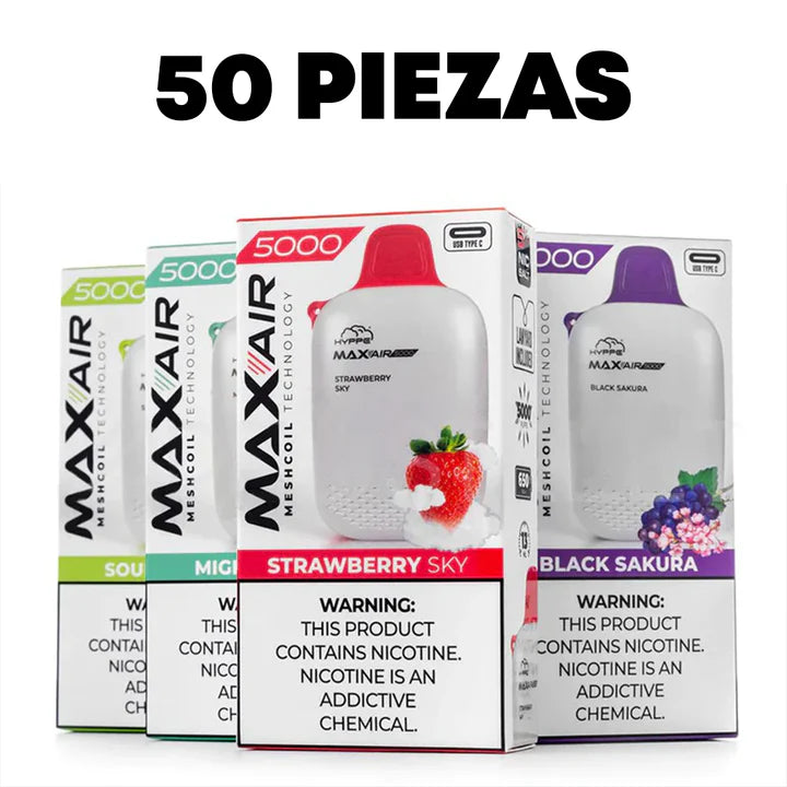 Hyppe Max Air Pack 50 Piezas
