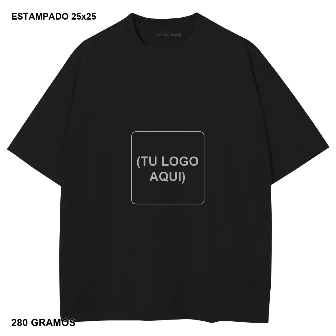 Primer Drop Estampado DTG Heavyweight 280g - 20 piezas - estampado 25x25 cm - 280 gramos