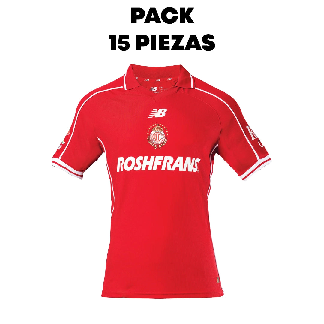 Playera de Toluca Local (15 piezas, 1.1)